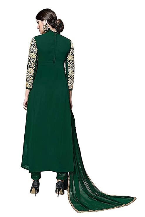 Women's Anarkali Long Gown With Dupatta - Image 3