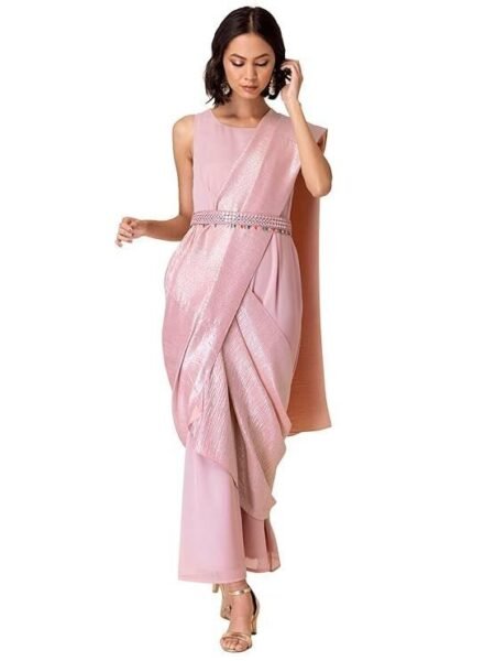 Indya Women Pre-Draped Saree